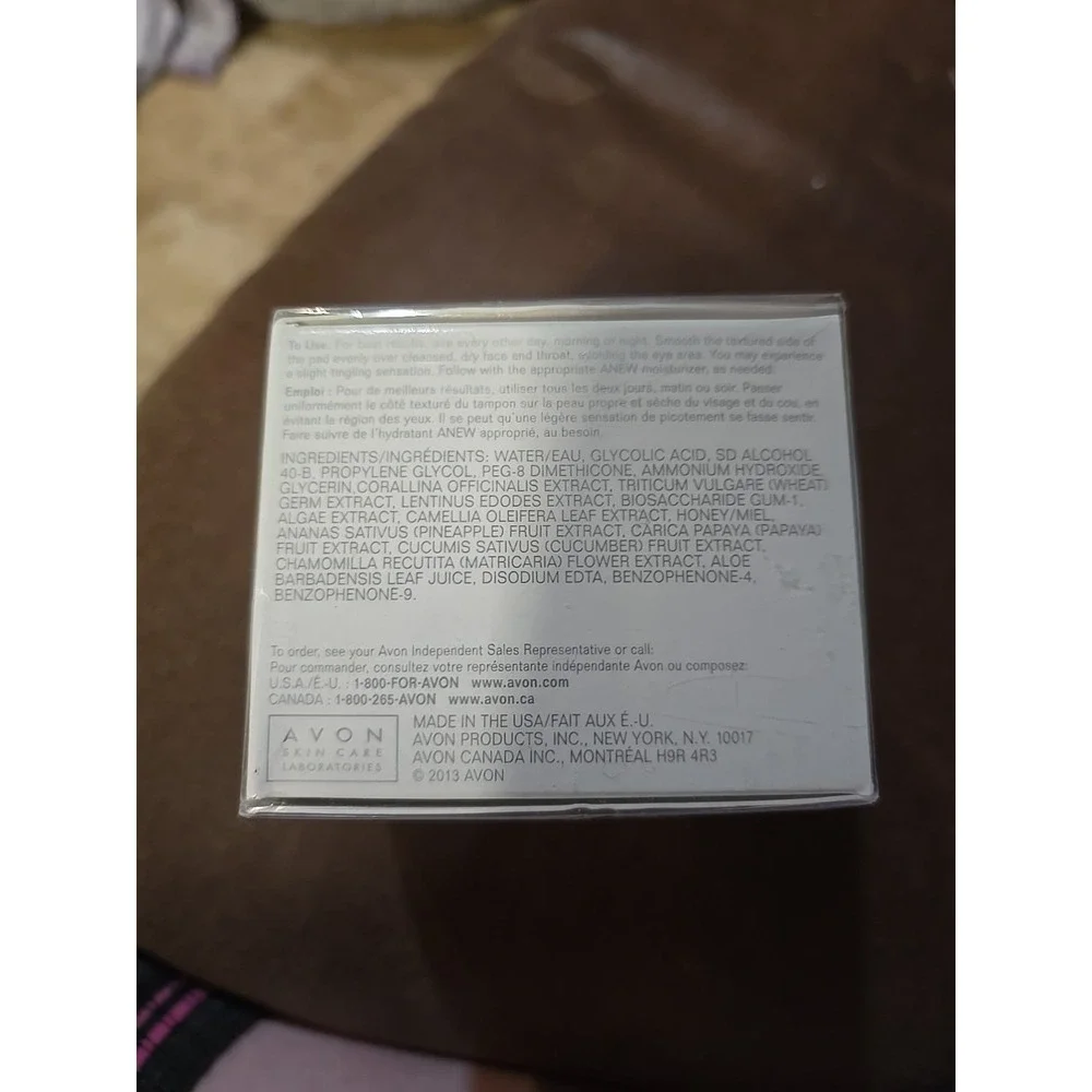 Avon Anew Clinical Advanced Retexturizing Facial Peel 30 Pads NEW Sealed Box